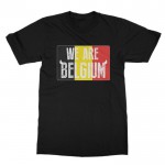 Mannen Tee shirt We Are Belgium Flag